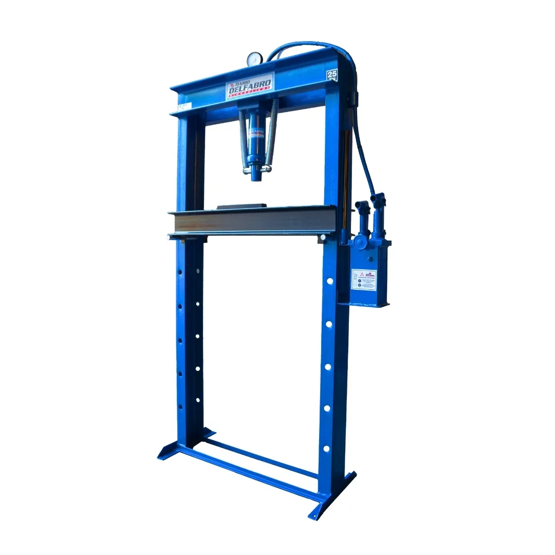 Prensa Hidráulica 25 Tn Pie 2 Columnas Doble Bomba