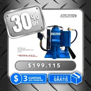 Crique Botella Hidroneumático 12 Toneladas