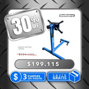 Banco Motor Plegable Reforzado 500 Kg