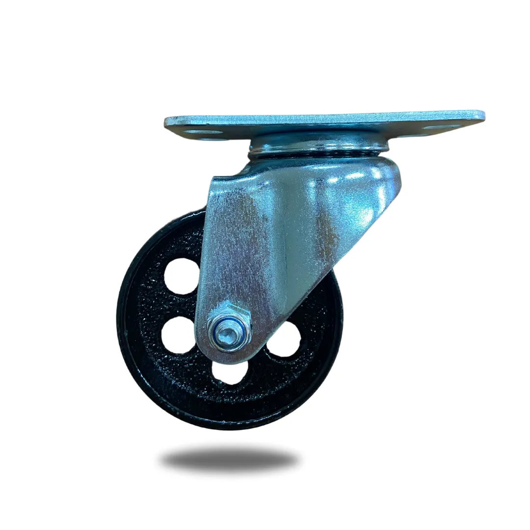 Ruedas Giratorias 3'' Acero con Crapodina