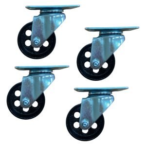 Ruedas Giratorias 3 Pulgadas Acero Con Crapodina X4u