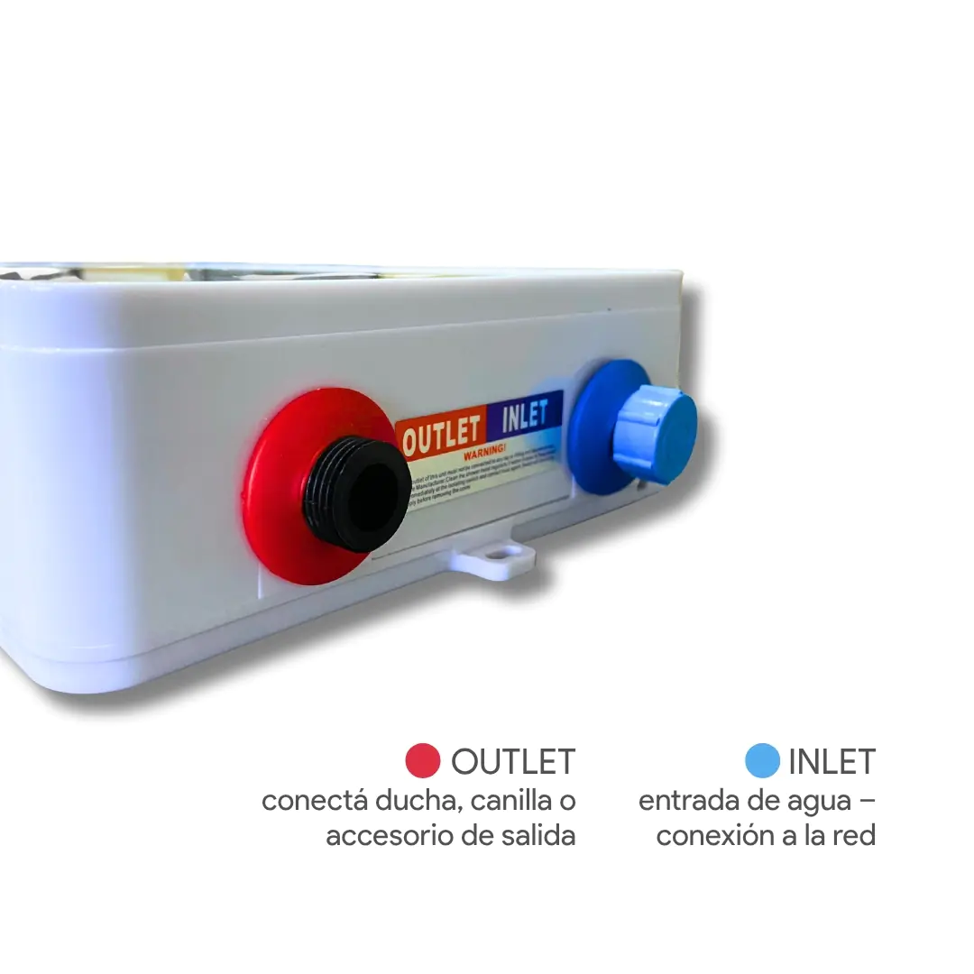 Calefón Eléctrico Instantáneo con Control Digital y Corte Automático - Imagen 4