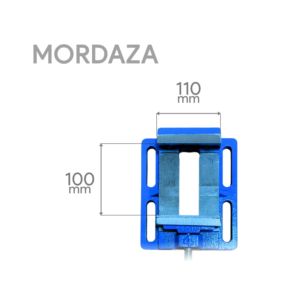 Morsa Plana De 100mm 4" Taladro Banco - Imagen 2