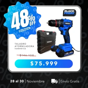 Taladro Atornillador Inalámbrico Brushless