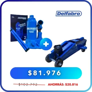 Crique Hidráulico Carrito 2 Tn + Botella 2 Tn