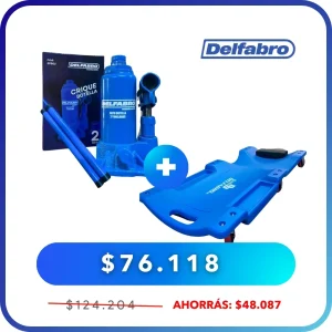 Camilla Taller Mecánico Profesional + Botella 2 Tn