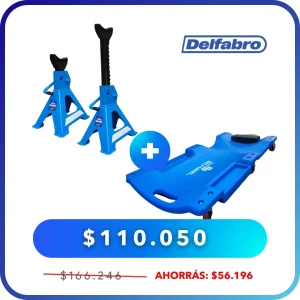 Camilla para mecánico + Juego Soporte para chasis 3TN