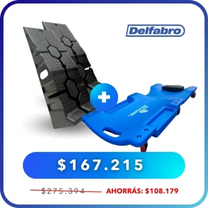 Camilla Taller Mecánico Profesional + Par De Rampa