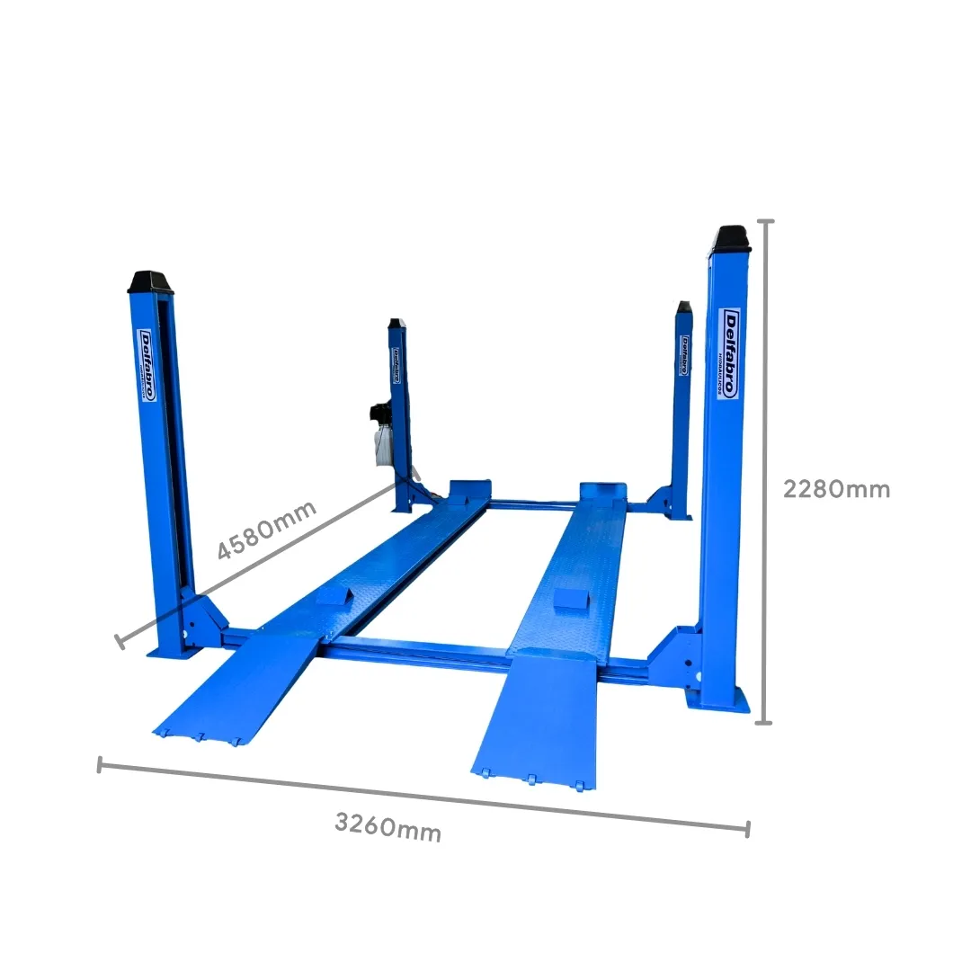 Elevador Hidraulico Auto 4 Columnas - Imagen 3